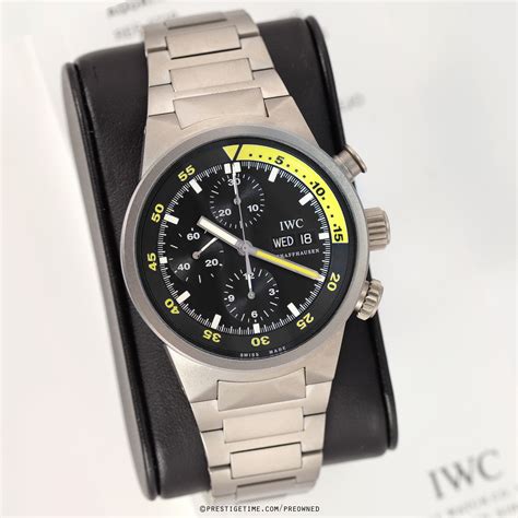 iwc aquatimer used|iwc aquatimer chronograph automatic.